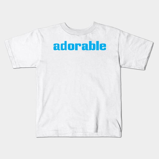 Adorable Kids T-Shirt by ProjectX23